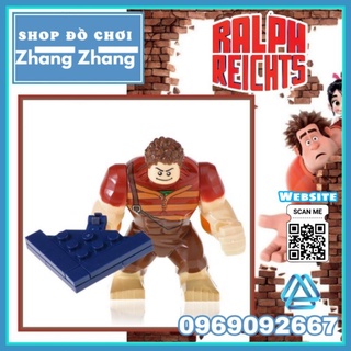 Đồ chơi Xếp hình Người khổng lồ đập phá trong hoạt hình Wreck It Ralph tặng kèm hình diều Minifigures Kopf KF700