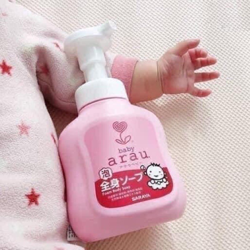 Sữa tắm gội Arau baby Nhật chai 450ml