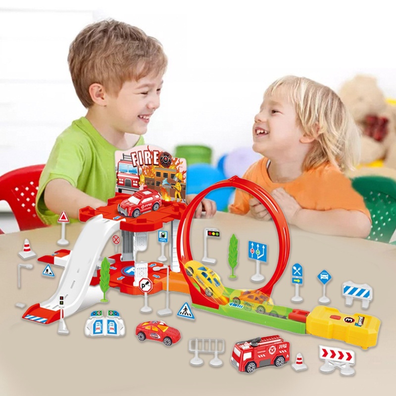 Bộ Đồ Chơi Đường Ray Phá Vỡ Vui Nhộn Cho Bé