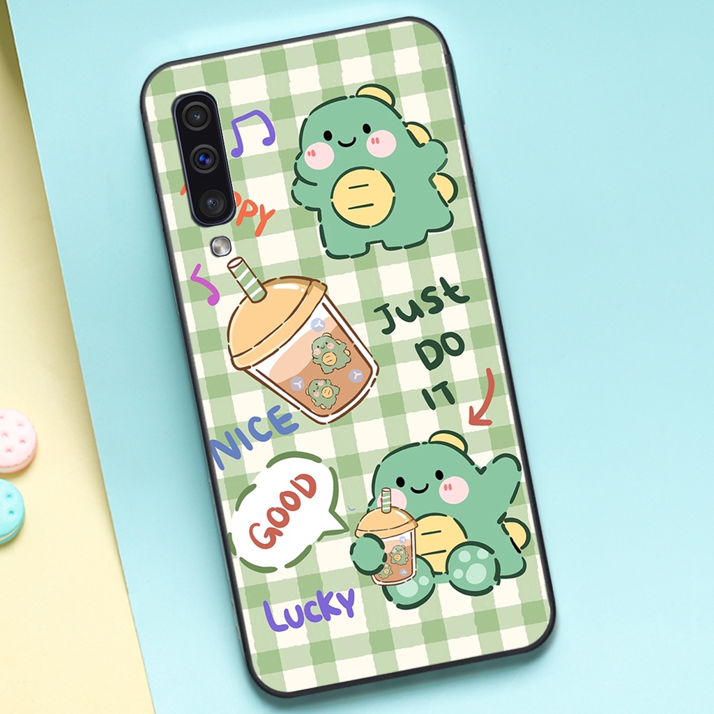 Ốp lưng Samsung Galaxy A30S - A50 - A50S - A70 in hình khủng long cute