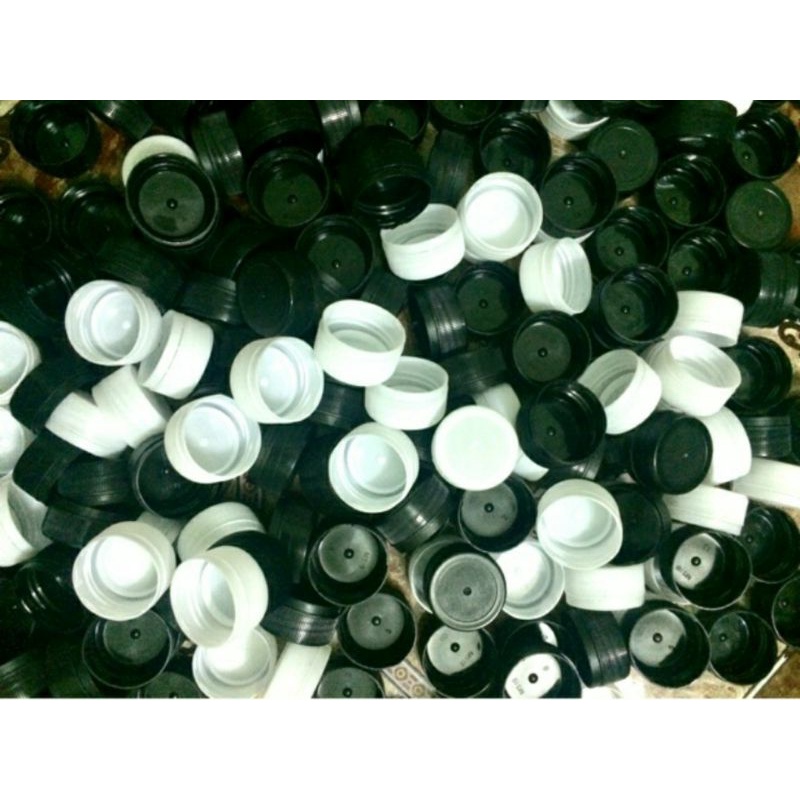 #Sỉ - Lẻ# Nắp  chai nhựa lavie, chai trà sữa, nước ép màu đen - trắng, nắp chai làm thủ công, nắp nhựa mới , sạch