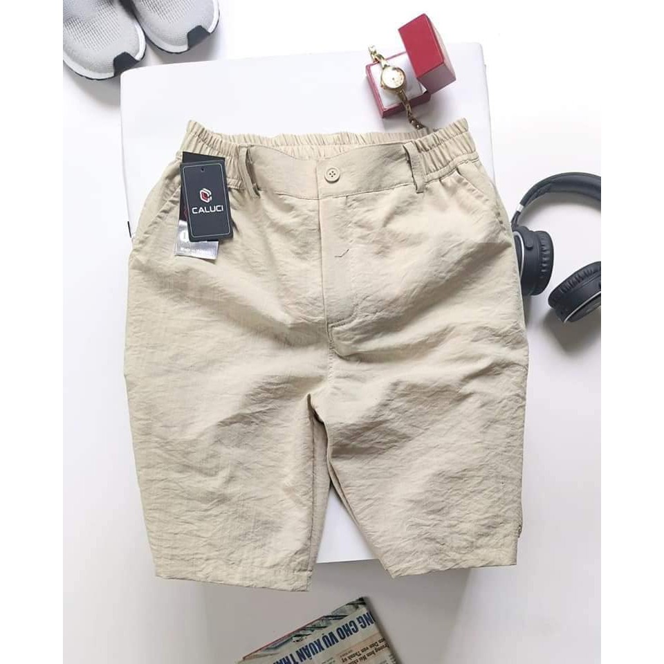 shop-plusQuần Short Đũi Nam chất lượng cao cấp phong Cách Hàn Quốc trẻ trung năng động - Quần nam đũi