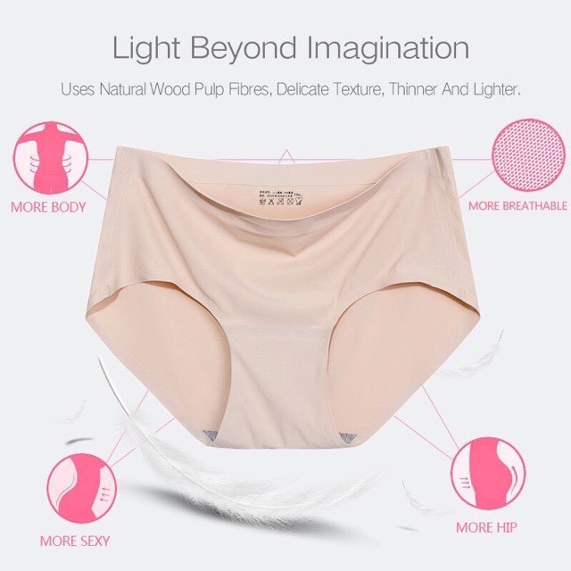 Quần lót nữ thun lạnh đúc su không đường may đẹp dễ thương cute ôm trọn vòng 3 quyến rủ VALICA 5032-33 | BigBuy360 - bigbuy360.vn