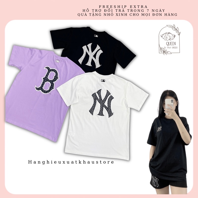 Áo NY 2018 MLB CHECKERBOARD TEE Made in VN full tag code