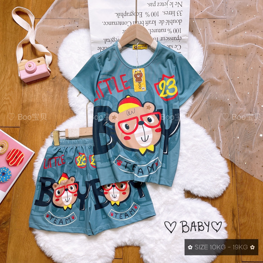 ĐỒ BỘ THUN BABY CAO CẤP BOO BOO MẪU MỚI SIÊU DỄ THƯƠNG