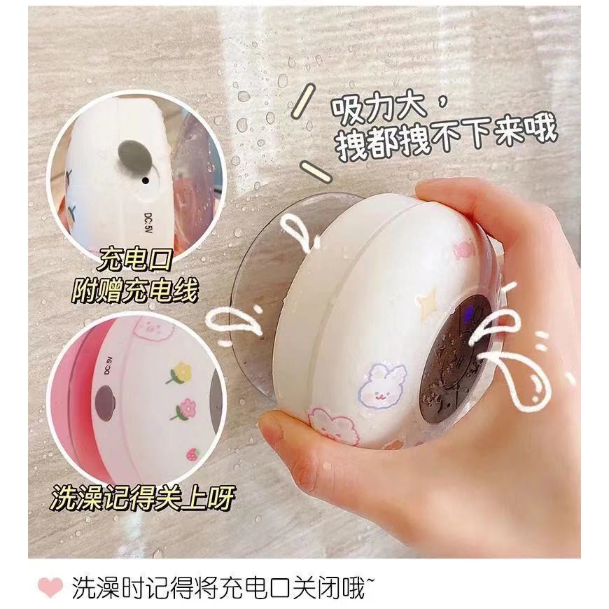 Loa bluetooth không dây mini chống thấm nước họa tiết dễ thương