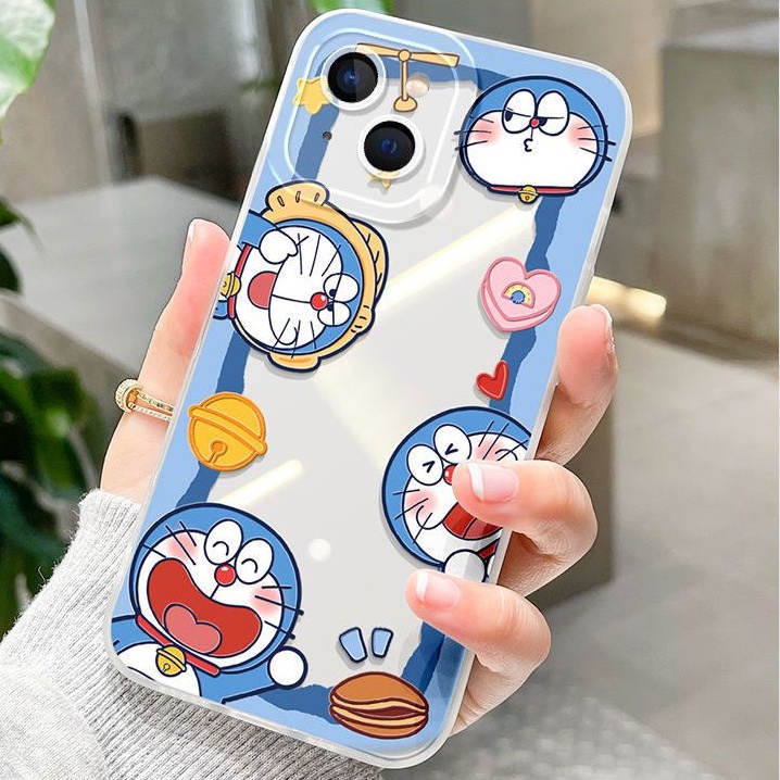 Ốp Điện Thoại TPU Trong Suốt Họa Tiết Hoạt Hình Đôi Mắt Thiên Thần Cho iPhone 14 Pro Max 13 12 Mini 11 XS XR X 8 7 Plus 6S 6 SE