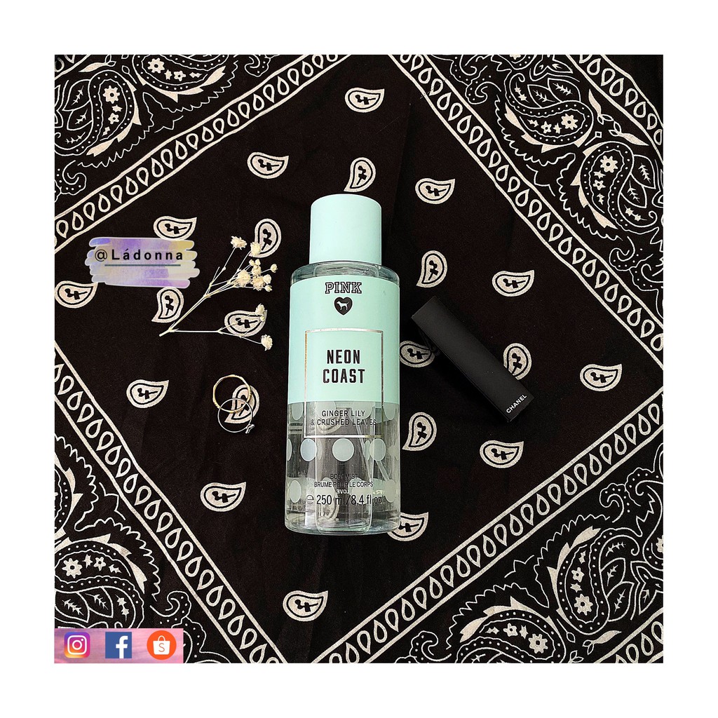 Xịt dưỡng thể toàn thân Bodymist Neon Coast- Victoria's Secret | Thế Giới Skin Care