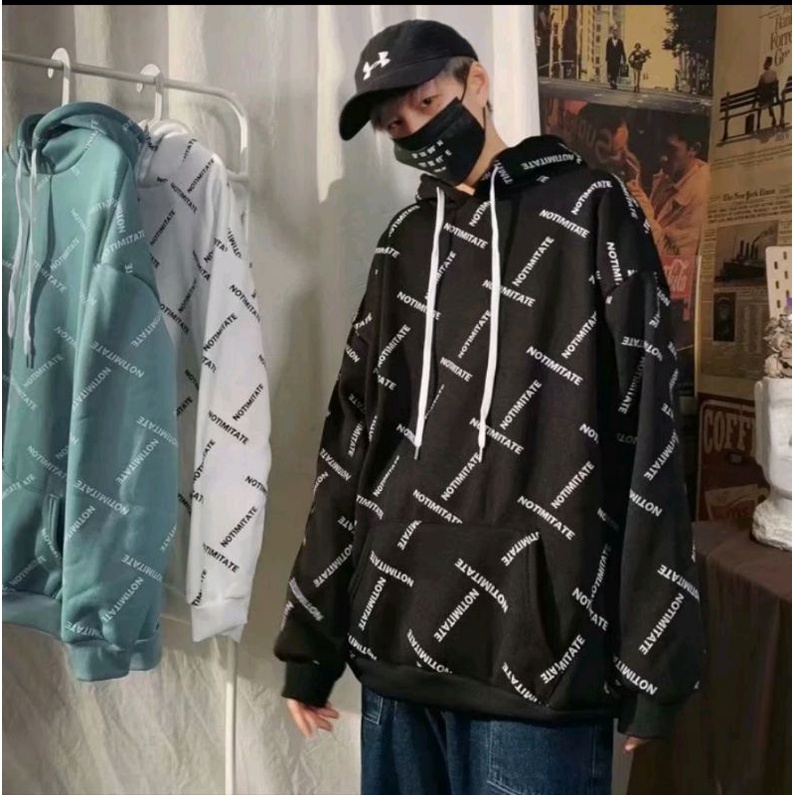 Áo Khoác Hoodie Nam Nữ Phối Nhiều Chữ Form Rộng Có Nón Siêu Xinh - Super Fashion P