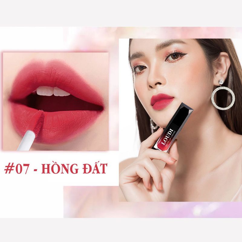 Son kem Loudi màu đỏ Loudi