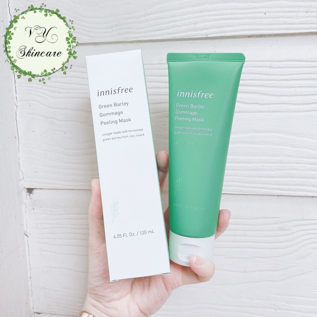 Tẩy tế bào chết mặt Innisfree Green Barley Gommage Peeling Mask 120Ml