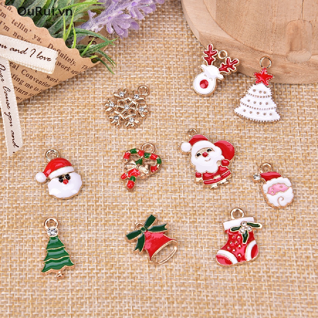 Bộ 30 tráng men hình giáng sinh ngộ nghĩnh