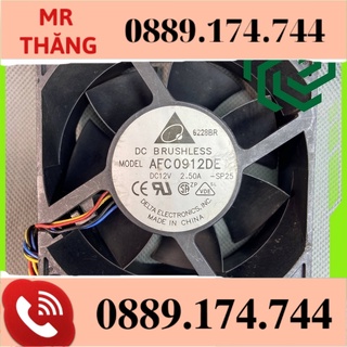 QUẠT 9 cm DELTA dày 3.8cm, 12V 2.5A .Gió mạnh AFC0912DE {Hàng Nhập Khẩu}