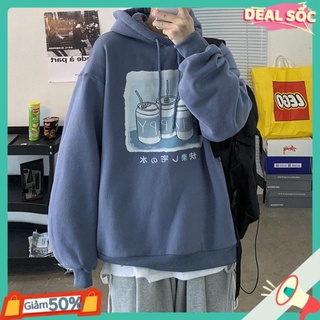 Áo Hoodie Nam Nữ Happy, Áo sweater form rộng unisex HT60
