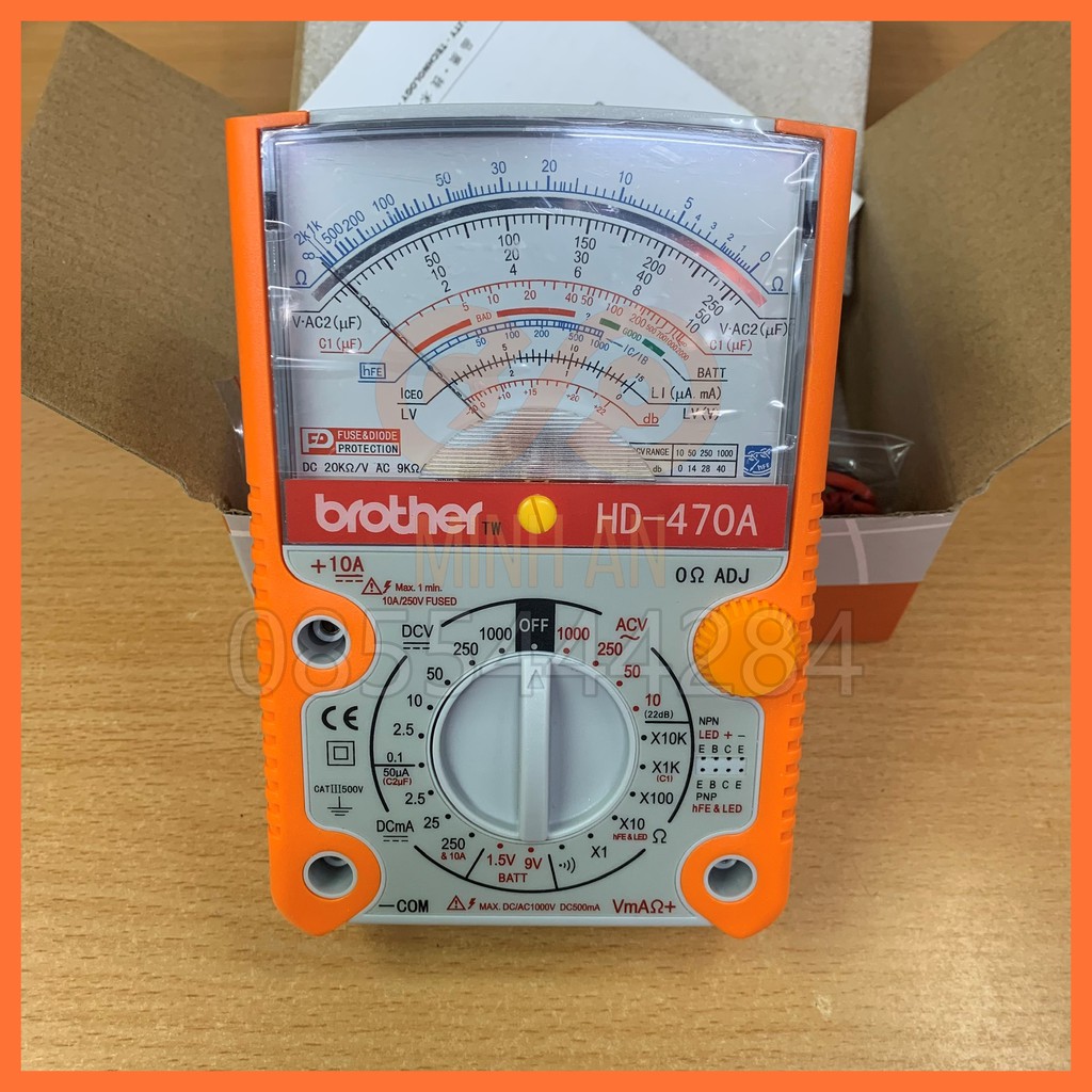 Đồng hồ đo vạn năng kim Brother HD-470A