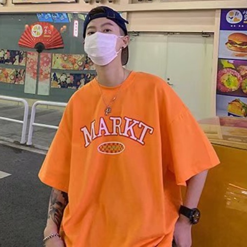 Áo Thun Tay Ngắn Dáng Rộng In Chữ Phong Cách Hip Hop Thời Trang