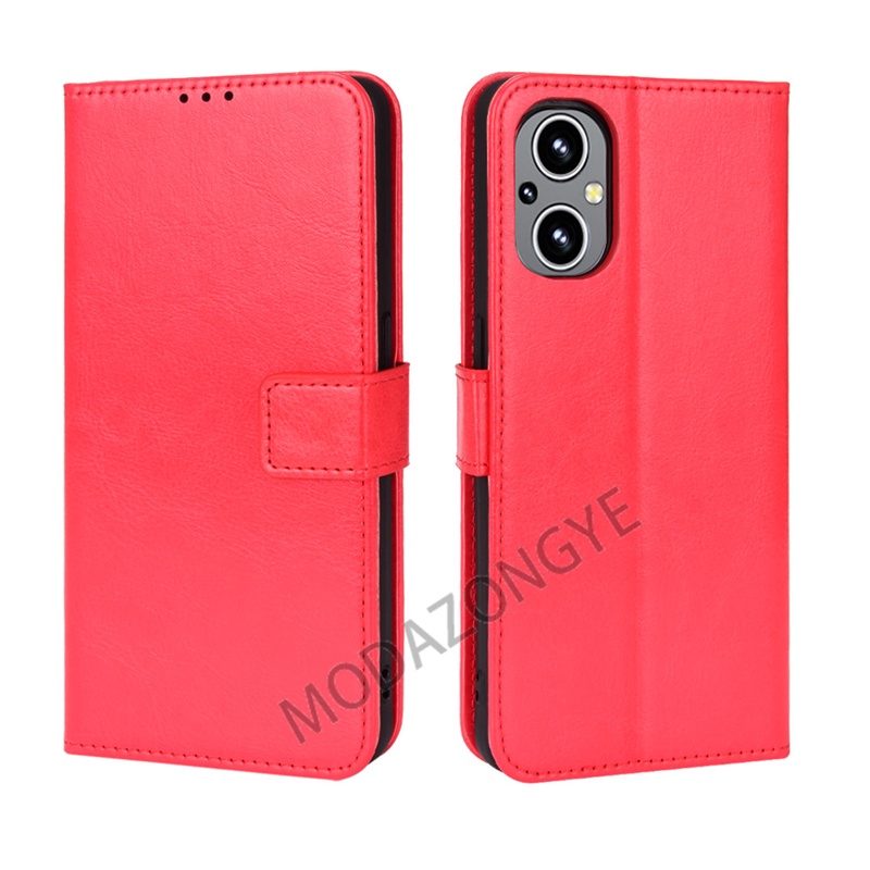 Ốp Điện Thoại Da PU Kiểu Ví Đế Lật Có Đế Cho OPPO Reno8 Z OPPO Reno 8Z 5G Reno8Z