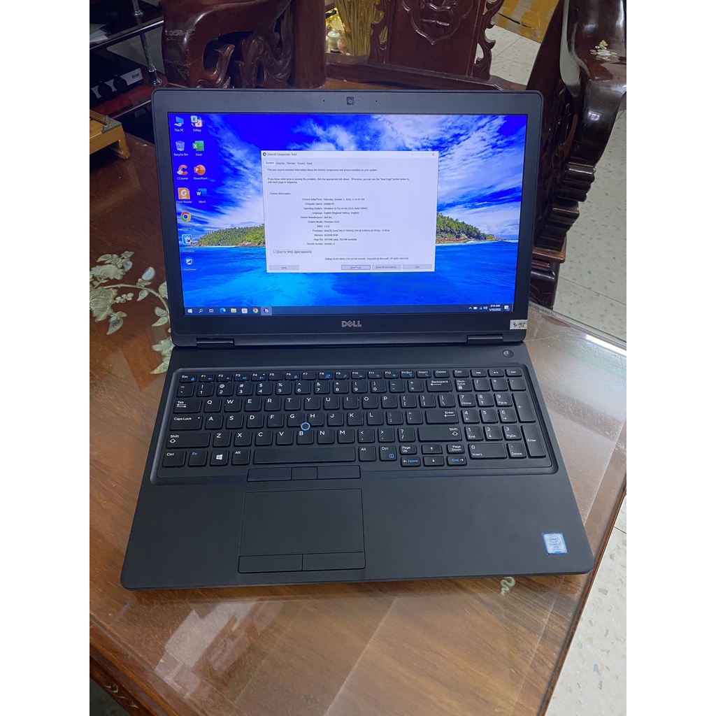 Dell Precision 3520 I7-HQ 8cpu + Vga rời, trùm đồ họa hạng nặng, bao giá cả nước nha