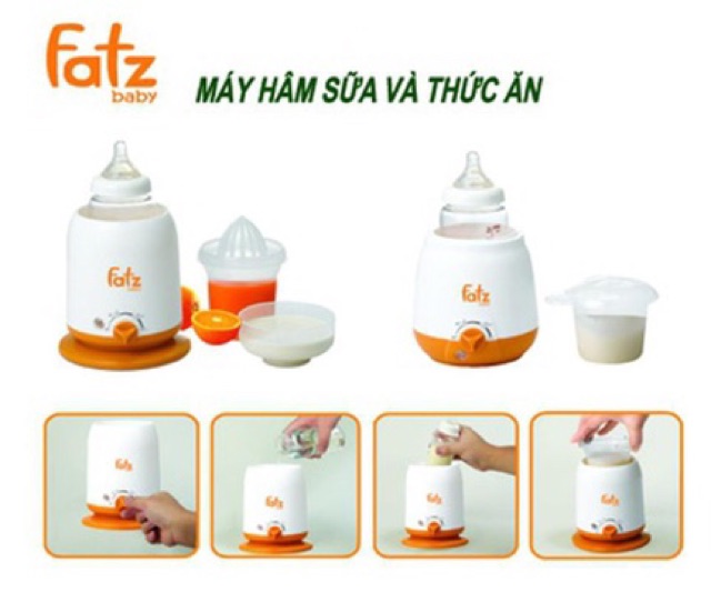 Máy Hâm Sữa 2 Bình Cổ Rộng Thế Hệ Mới FatzBaby FB3012SL