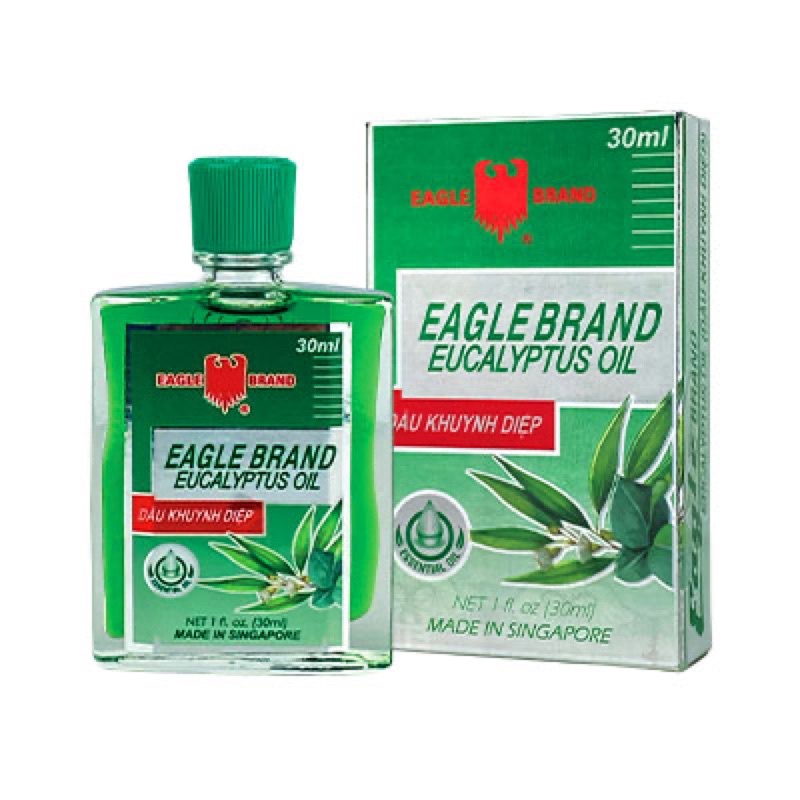 Dầu Khuynh Diệp Con Ó Mỹ 2 Nắp 30ml-Thơm Dịu Nhẹ Tinh Dầu Bạch Đàn