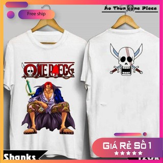 Bán chạy - ⚡️freeship⚡️áo thun in hình shank tóc đỏ cực ngầu - áo thun one piece / gia tốt