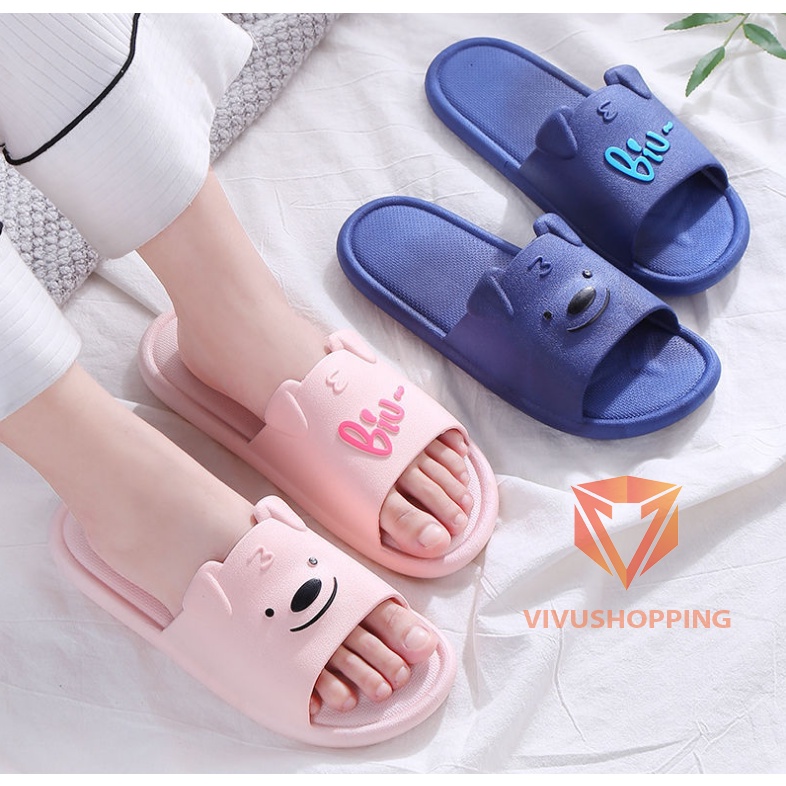 Dép đi trong nhà hình gấu Biu siêu dễ thương