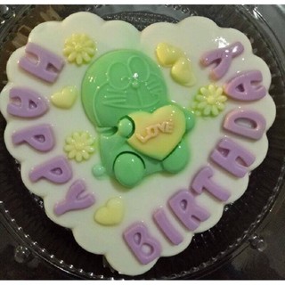 Khuôn rau câu happy birthday doremon 20cm Nhựa Vĩnh trường loại 1