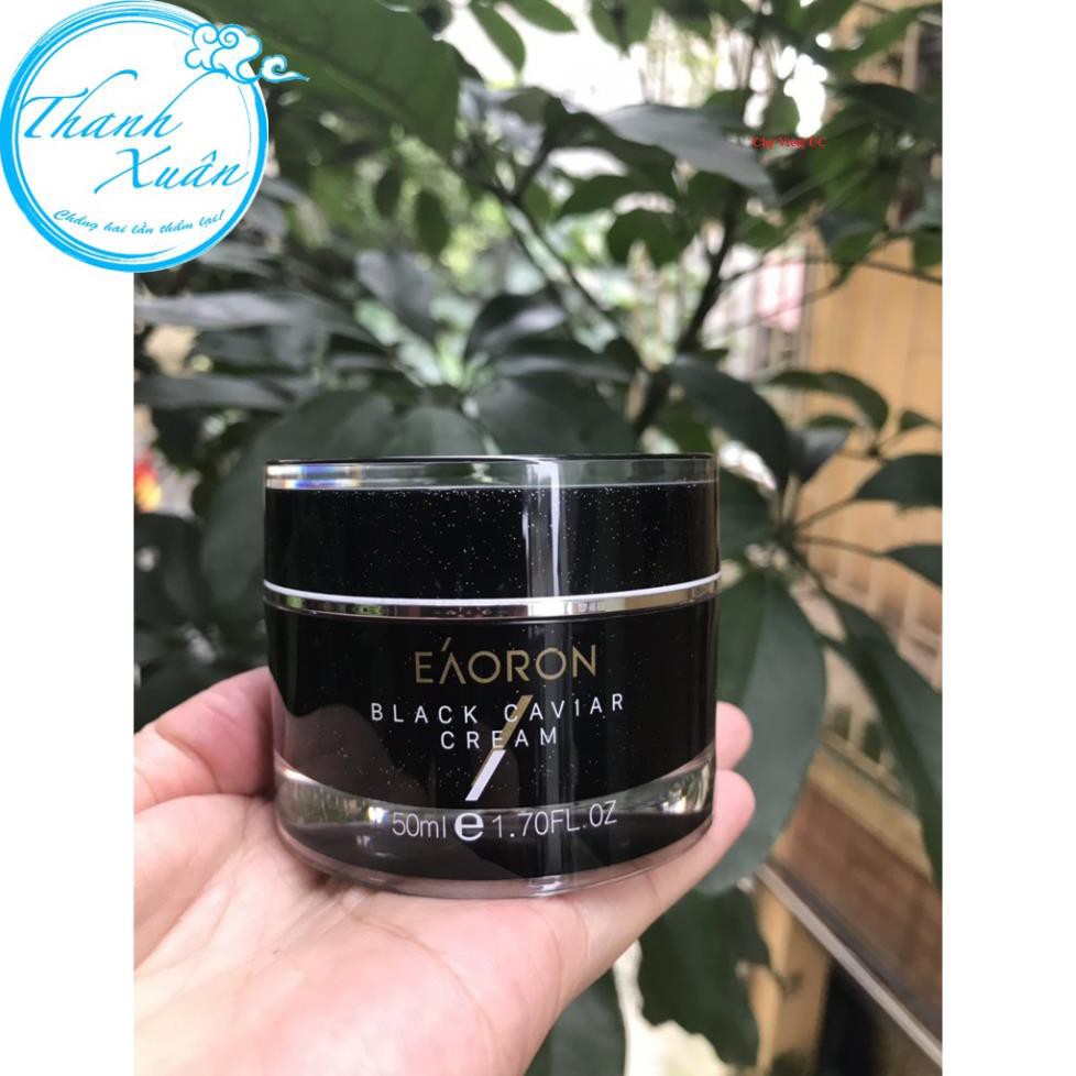 [FREESHIP] KEM DƯỠNG DA EAORON (EAORON BLACK CAVIAR CREAM 50ml) | BigBuy360 - bigbuy360.vn