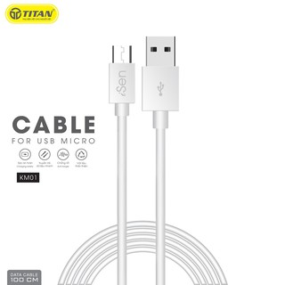 Cáp Micro USB 25cm isen KM02 - Bảo hành 12 tháng 1 đổi 1
