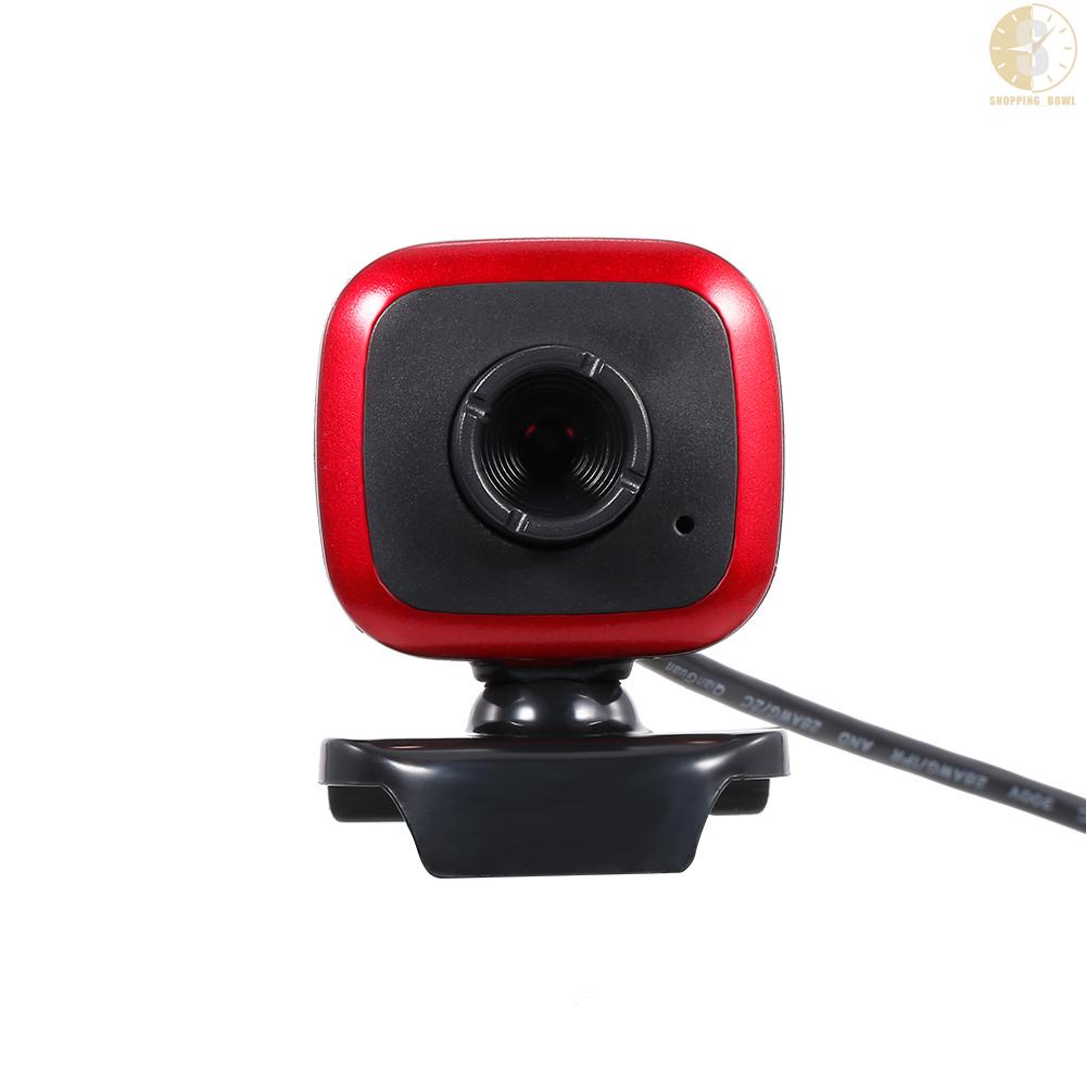 Webcam Hd 480p 5mp Pc 30fps Cổng Usb Có Độ Phân Giải Cao Kèm Micro Cho Laptop / Máy Tính Để Bàn