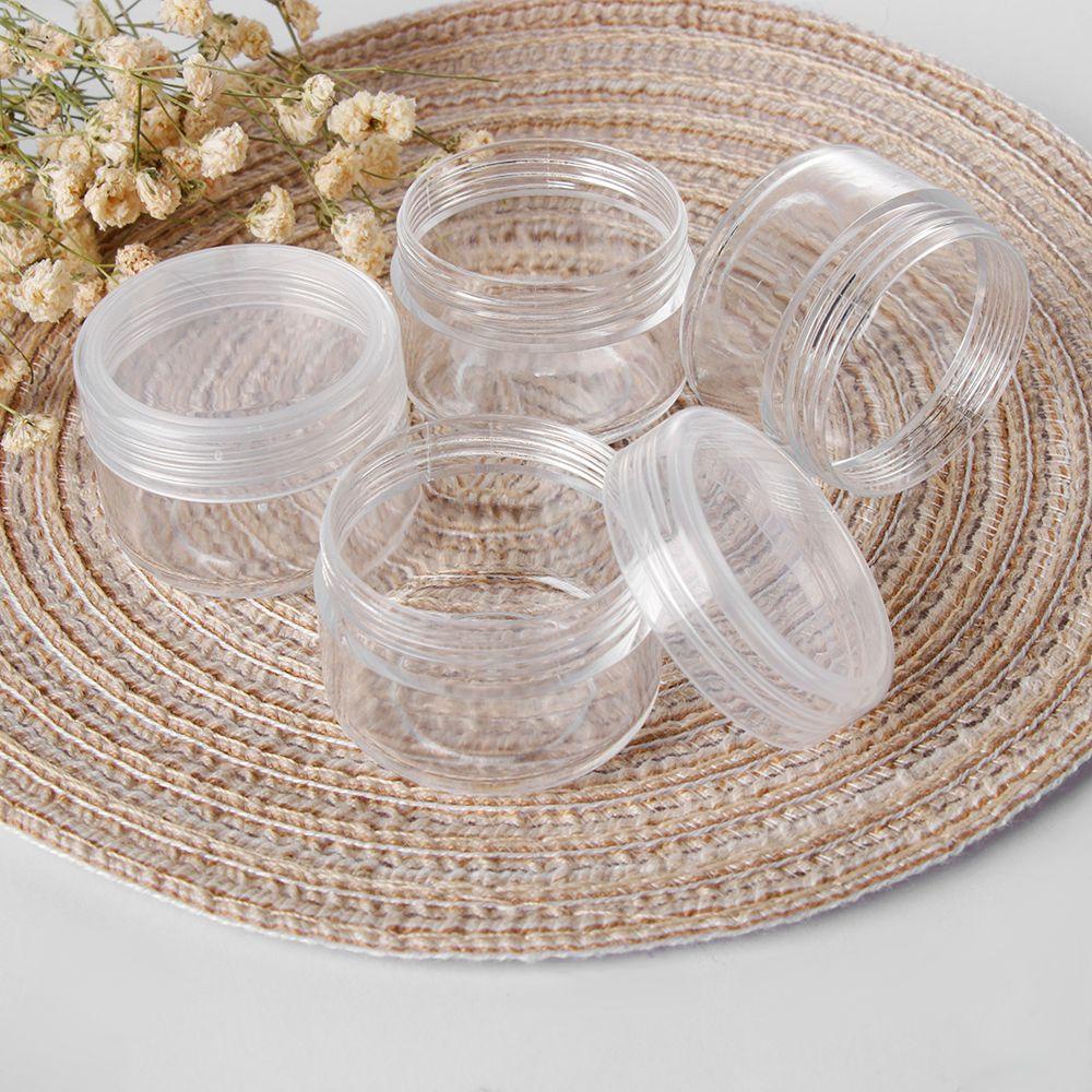 Set 10 Lọ Nhựa Trong Suốt Đựng Mẫu Thử Mỹ Phẩm Tiện Dụng