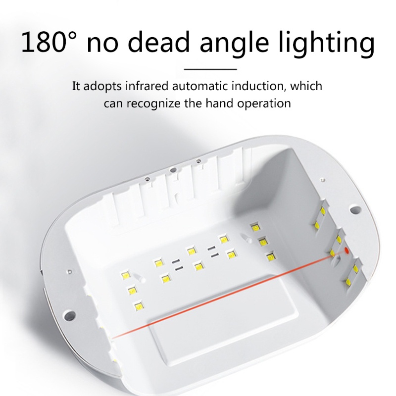 Đèn LED UV Sấy Khô Sơn Móng Tay Thông Minh Chuyên Nghiệp