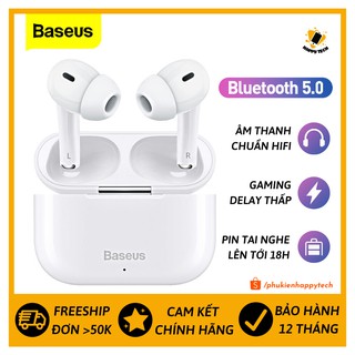 Tai nghe bluetooth 5.0 không dây tws BASEUS ENCOCK W3 cảm biến chống ồn hỗ trợ đàm thoại