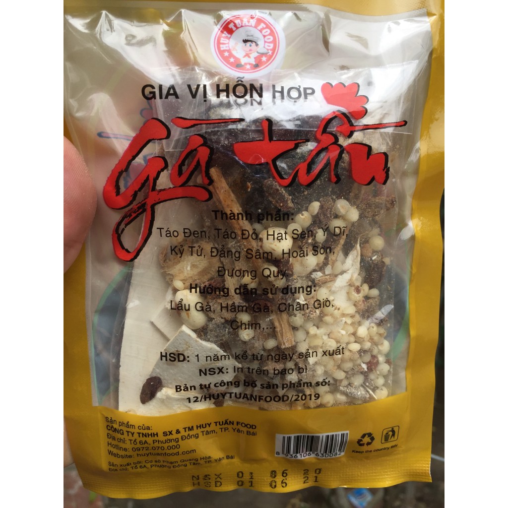 GIA VỊ HỖN HỢP THUỐC BẮC GÀ TẦN HUY TUẤN FOOD 50g