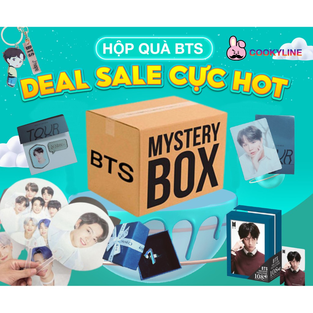 Hộp Quà BTS Official - Nhân Vật BTS - Quà Giá Trị - Official Hàn Quốc