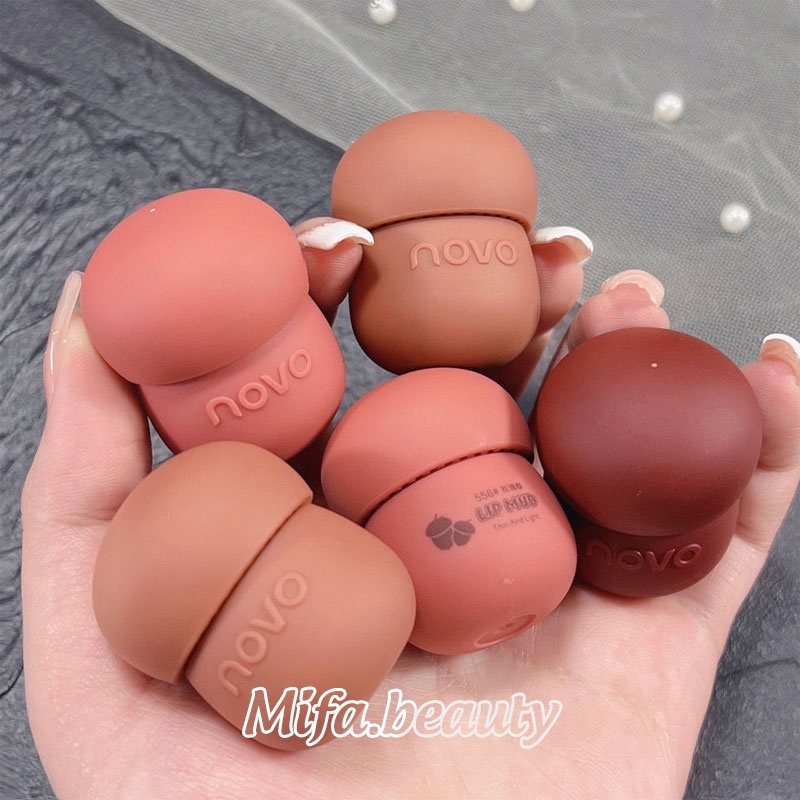 Son Novo Thiết Kế Vỏ Nấm Siêu Xinh Hot Trend Hàng Nội Địa New NO.5622