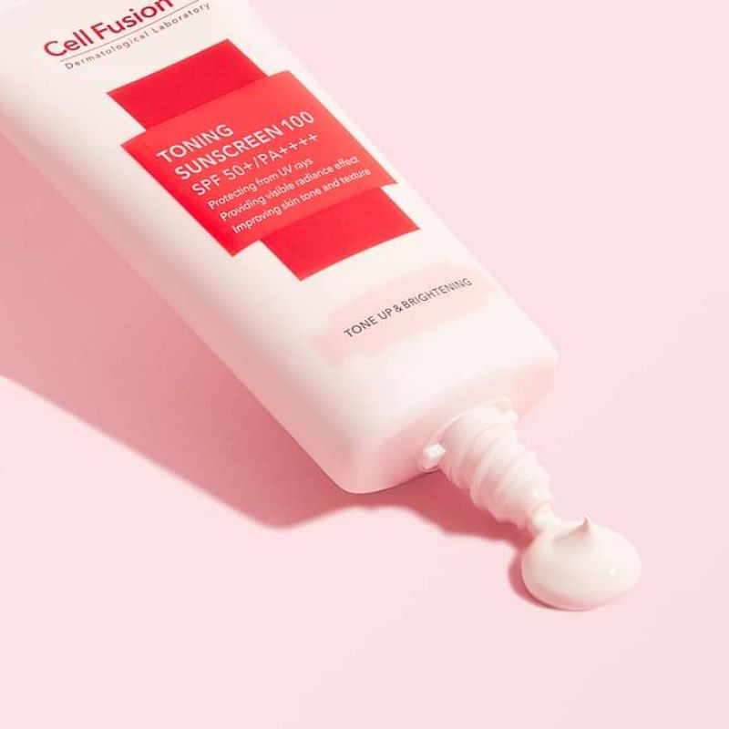 Kem chống nắng nâng tone Cell Fusion Toning Sunscreen (order big sale)