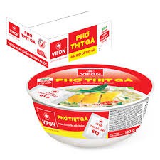 Phở Thịt Gà Tô 120g Vifon (Thùng 12 Tô)