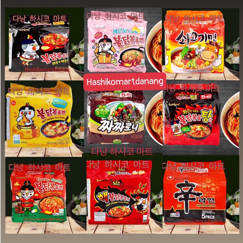Mì gà cay Hàn Quốc Samyang lốc 5 gói
