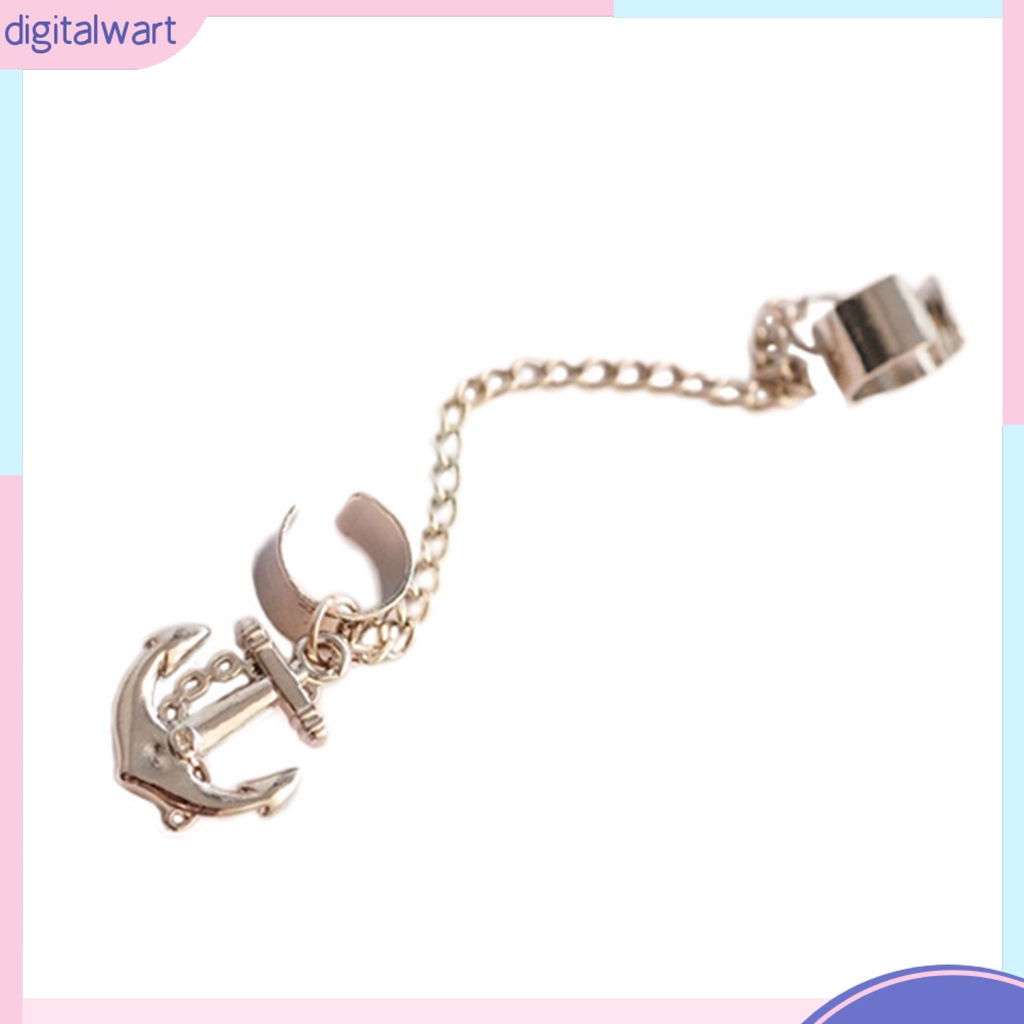 Khuyên Kẹp Vành Tai Nữ Trang Dáng Dài Tạo Hình Độc Đáo