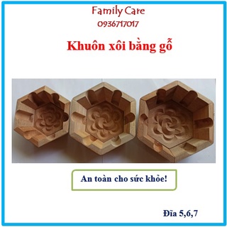 combo 10 khuôn xôi đĩa 6,  5,7