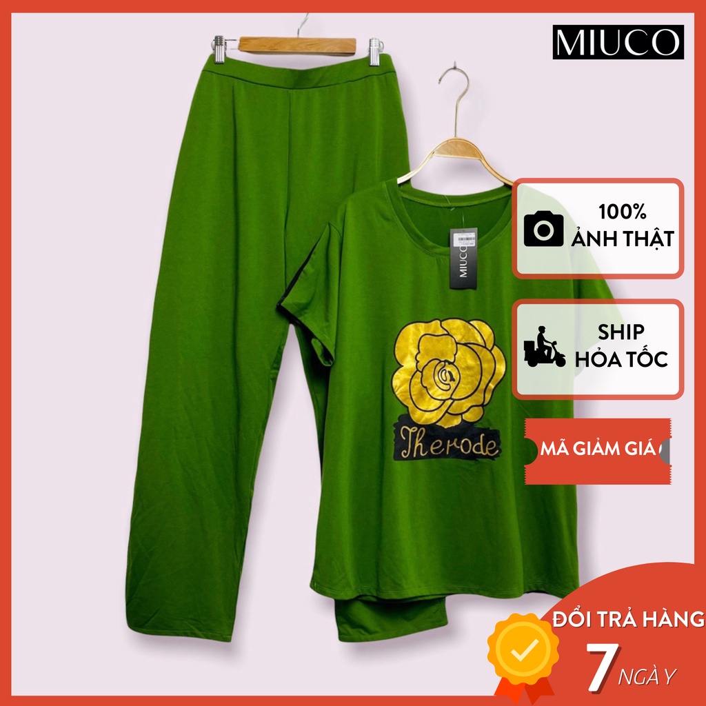 Bộ Mặc Nhà In Hoa BIgsize-Thời Trang Trung Niên Miuco[MIU-SB-CL001]