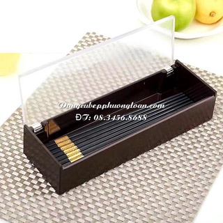 Hộp đựng Thìa Đũa Melamine Cao Cấp Phong Cách Nhật Bản loại mở nắp, rút ngang và dạng cốc
