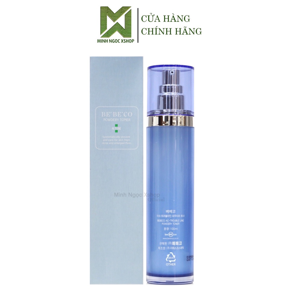 Bộ sản phẩm sữa rửa mặt - toner - kem dưỡng BEBECO dành cho da dầu mụn