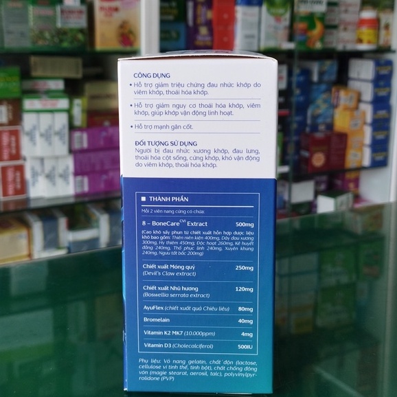 Kiện Cột Vương - Hỗ trợ giảm nguy cơ thoái hóa khớp, giảm đau nhức khớp (hộp 1 lọ 45 viên)