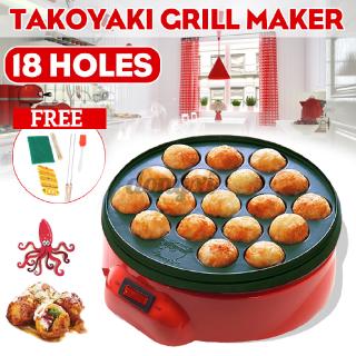 Chảo làm bánh takoyaki sử dụng điện tiện lợi