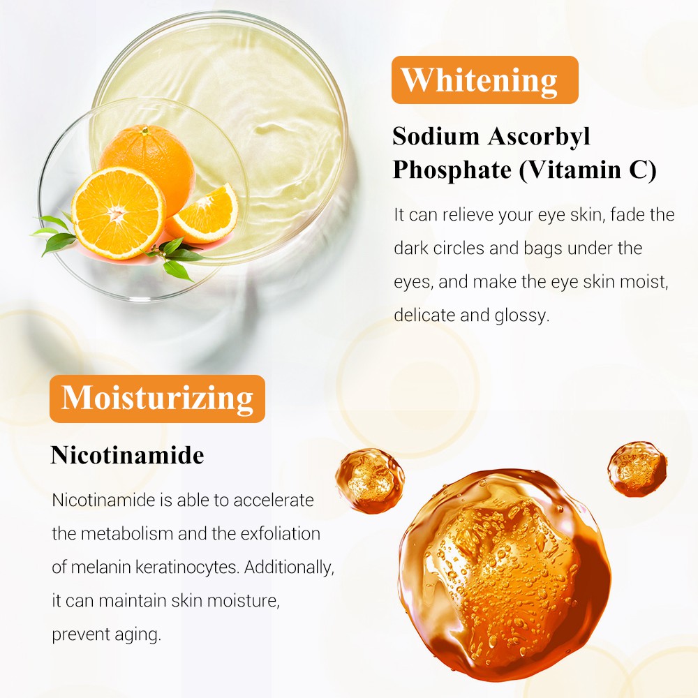 Serum Vitamin C Lanbena làm sáng da chống nếp nhăn và bọng mắt cao cấp 20g