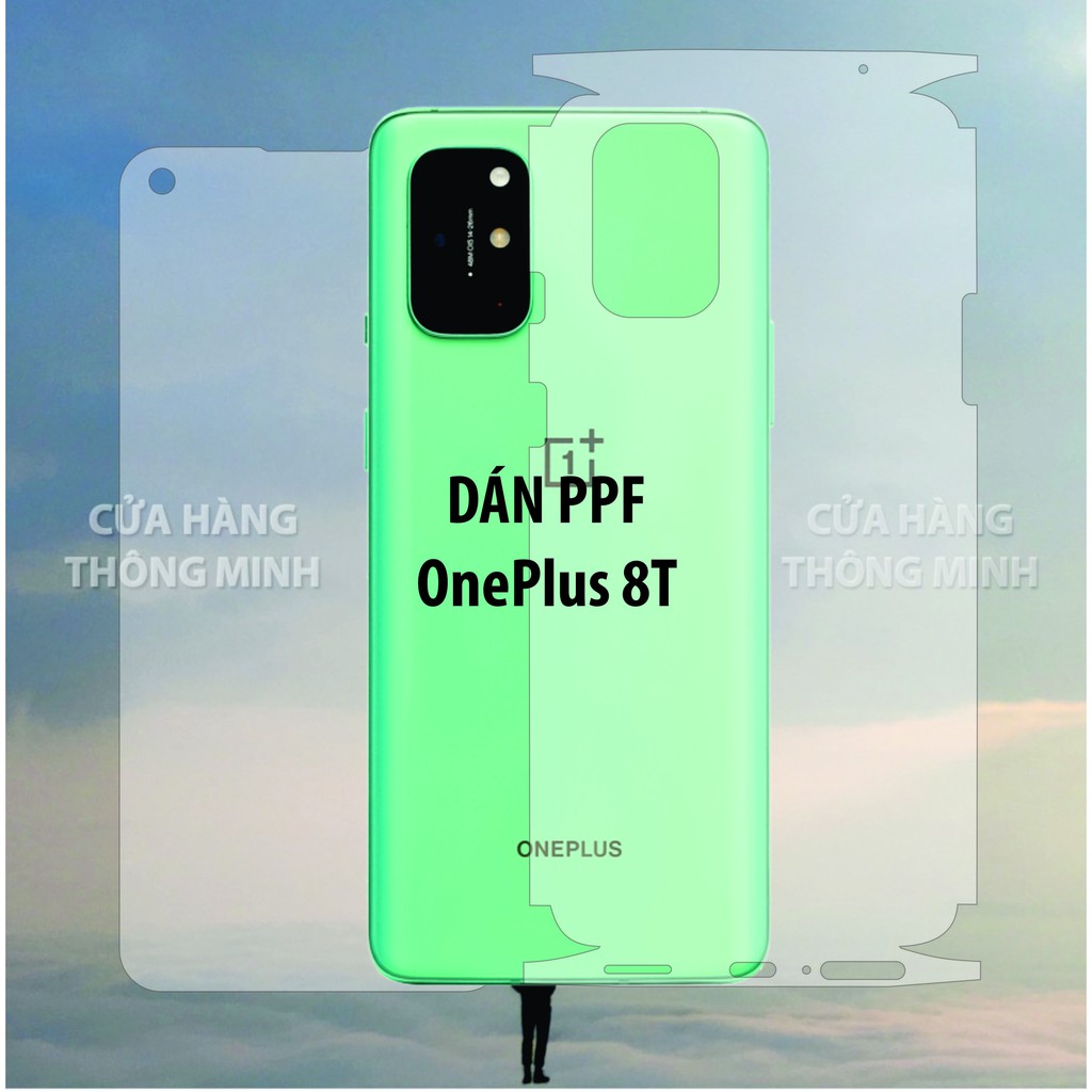 Dán PPF One Plus 8T (OnePlus 8T) dán màn hình Oneplus 8T, mặt lưng full viền mép