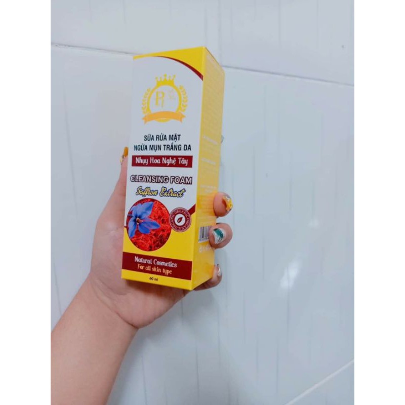 sữa rửa mặt ngừa mụn nhụy hoa nghệ tây | BigBuy360 - bigbuy360.vn