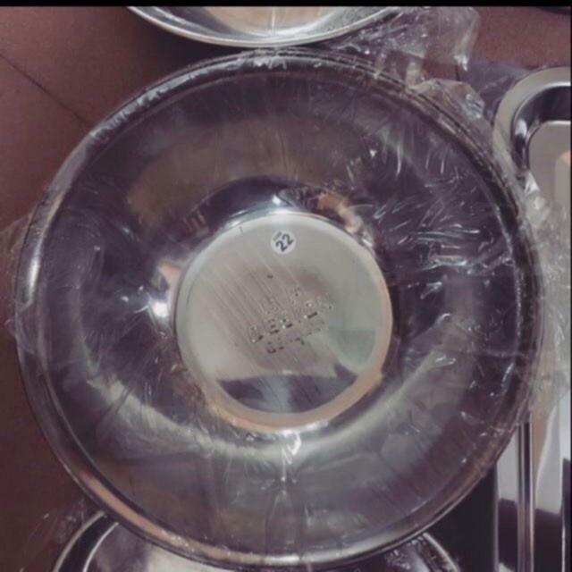 Bát inox dành cho spa size 22cm